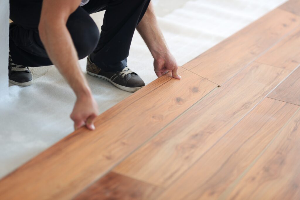 Engineered wood flooring