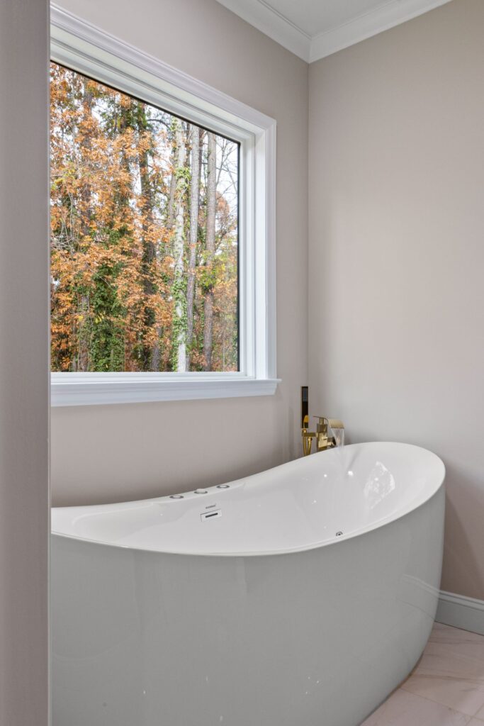 large tub in small bathroom | bathroom remodeling in highland village texas